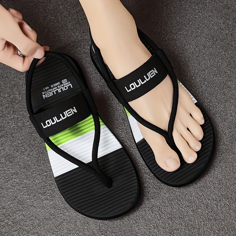 Mens Thong Sandals Casual Non Slip Flip Flops Shoes Toe Post Sandals For  Indoor Outdoor Walking Beach Shoes For Spring And Summer, Today's Best  Daily Deals