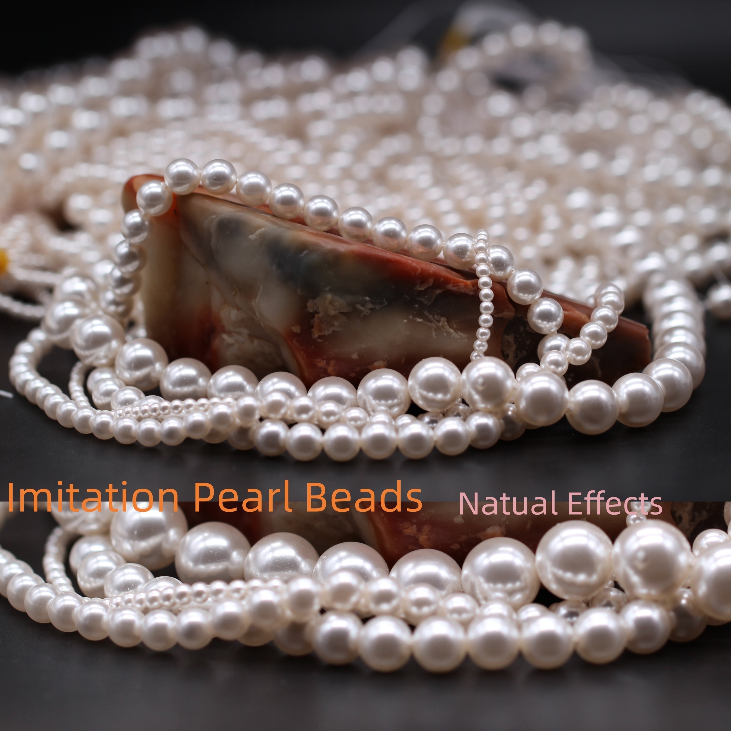 1960PCS Pearl Beads, 6mm 28 Colors Multicolor Pearl Beads Loose Pearls For  Crafts With Holes For Jewelry Making, Small Pearl Filler Beads For Crafting  Bracelet Necklace Earrings
