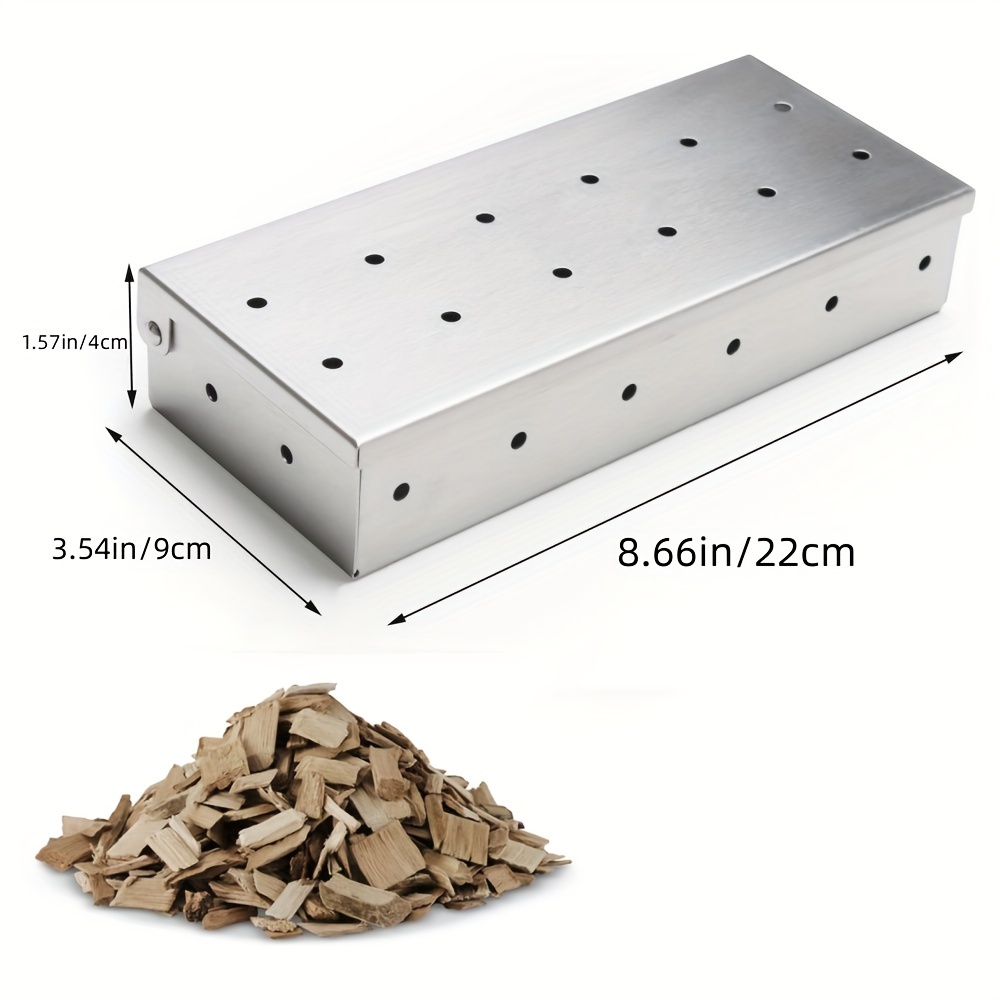 Stainless Steel Smoke Box Smoker Box For Gas Grill Or - Temu Mexico