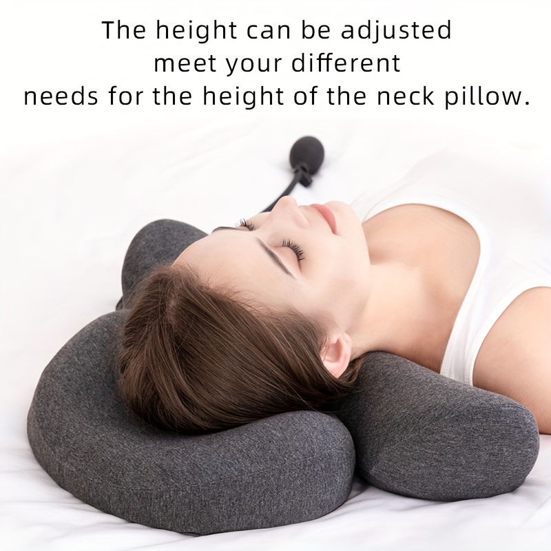 Cervical Memory Foam Pillow Ergonomic Inflatable Height - Temu