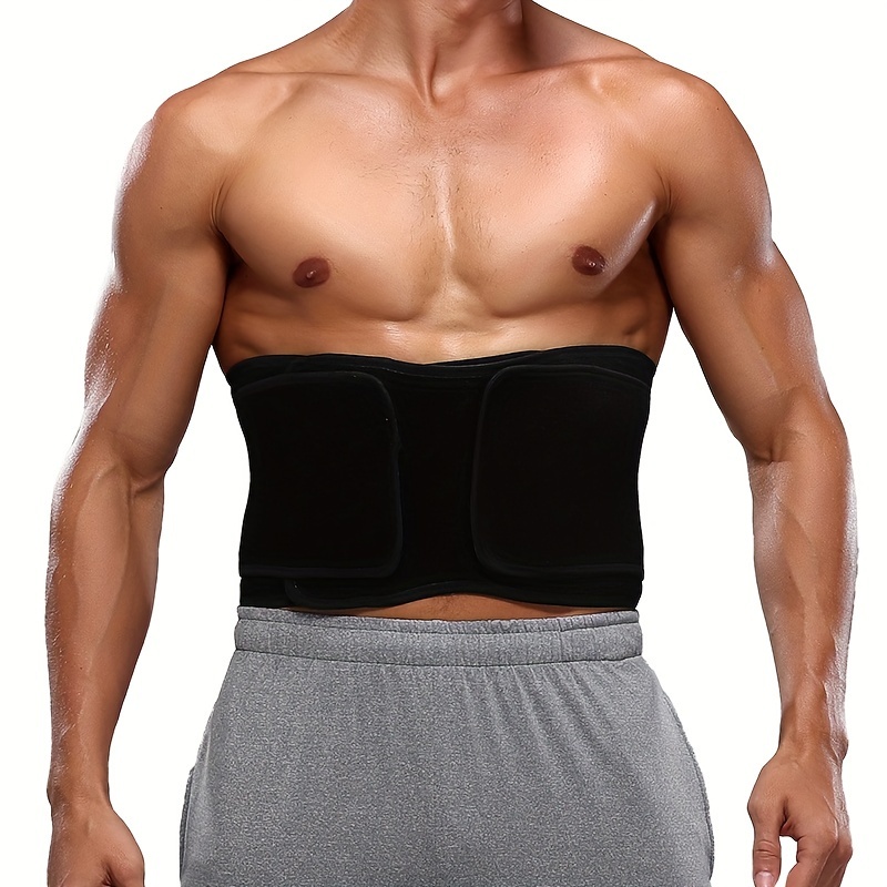 Men Waist Trainer Trimmer Wrap Sauna Belt Sweat Body Shaper Fat Burner  Shapewear