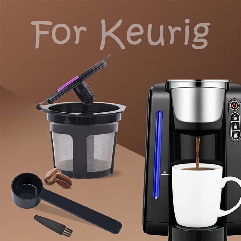 Cápsulas Nespresso reutilizables, tazas de filtro recargables, filtro de  café, cápsulas recargables de una sola taza (paquete de 3 unidades,  plateado)