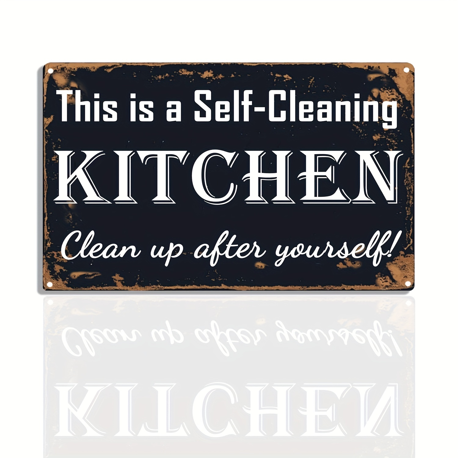 clean kitchen signs