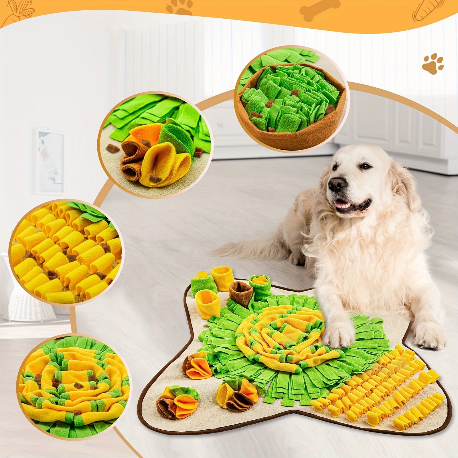 Dog food shop puzzle mat