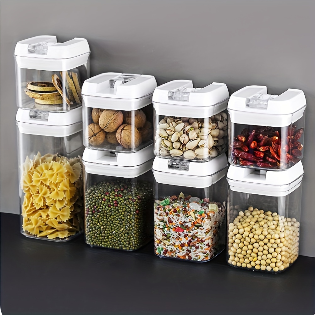 14 PCS Kitchen Storage Containers Set with Airtight Lids for Food Flour  Sugar