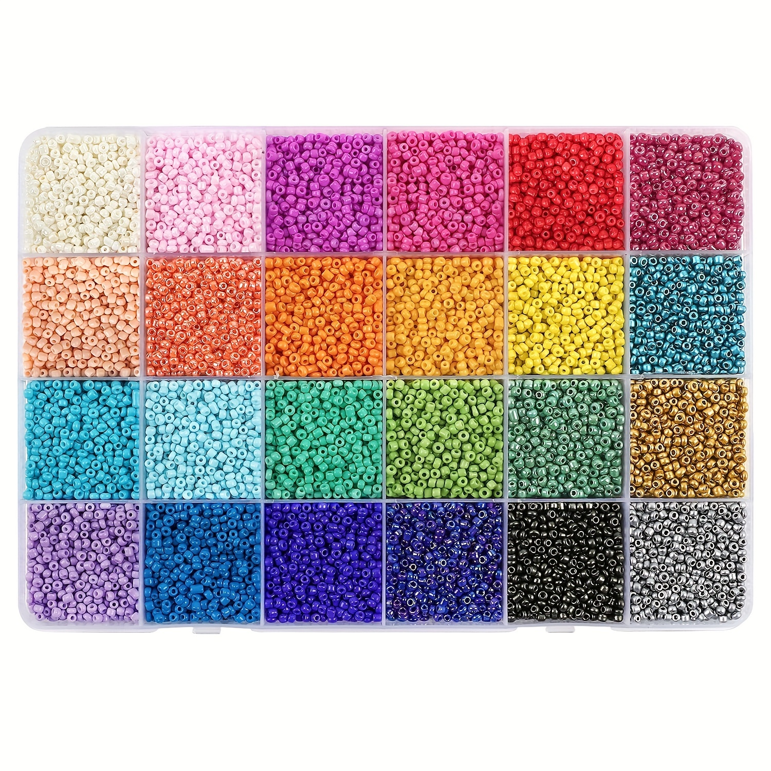 3mm Macaron Colored Rice Bead Alphabet Shaped Polymer Clay Beads 24-grid  Diy Set For Jewelry Making, Necklace & Bracelet