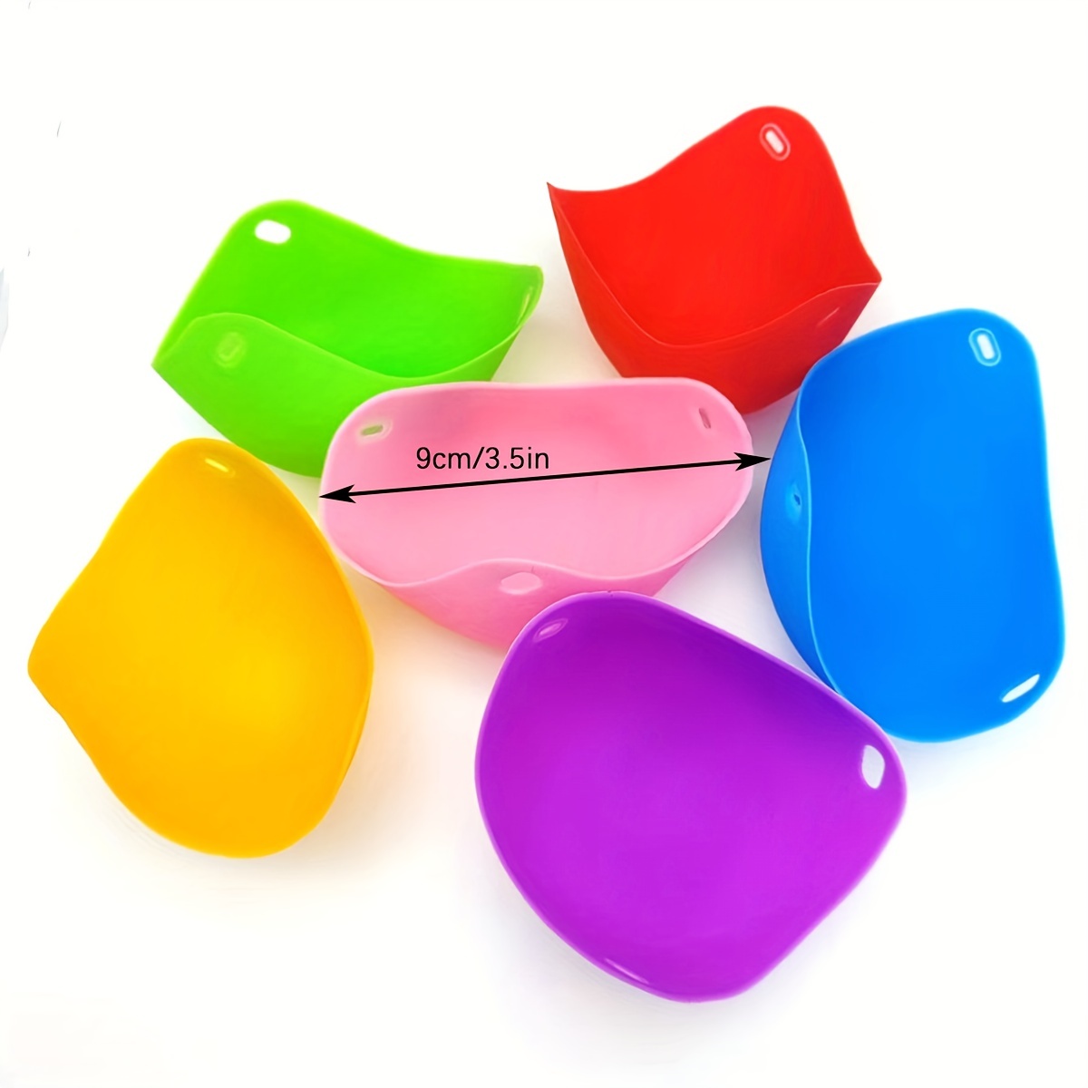 4Pcs Silicone Egg Poacher Cook Poach Pods Kitchen Cooking Tool Egg Baking  Cup