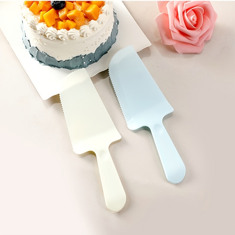 Hutzler Lopol Nylon Plastic Cake Knife, 11 inch, White (3701-2wh)