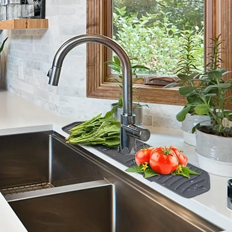 Silicone Sink Splash Guard For Kitchen