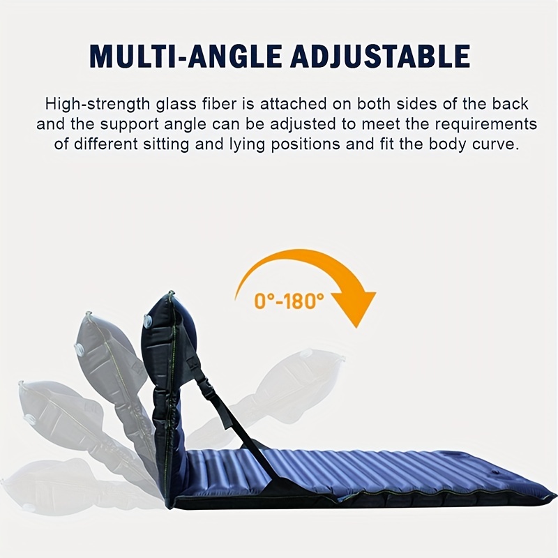 Portable Bed Backrest Sit on Bed Adjustable Angle Folding support