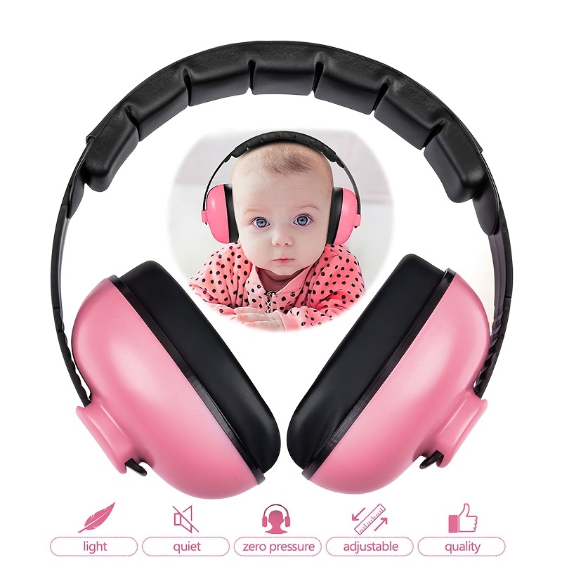 Orejeras para niños, protección de oídos, auriculares con cancelación de  ruido para niños, autismo, con banda ajustable para la cabeza