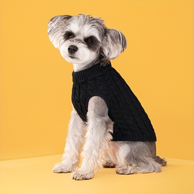 Black deals dog sweater