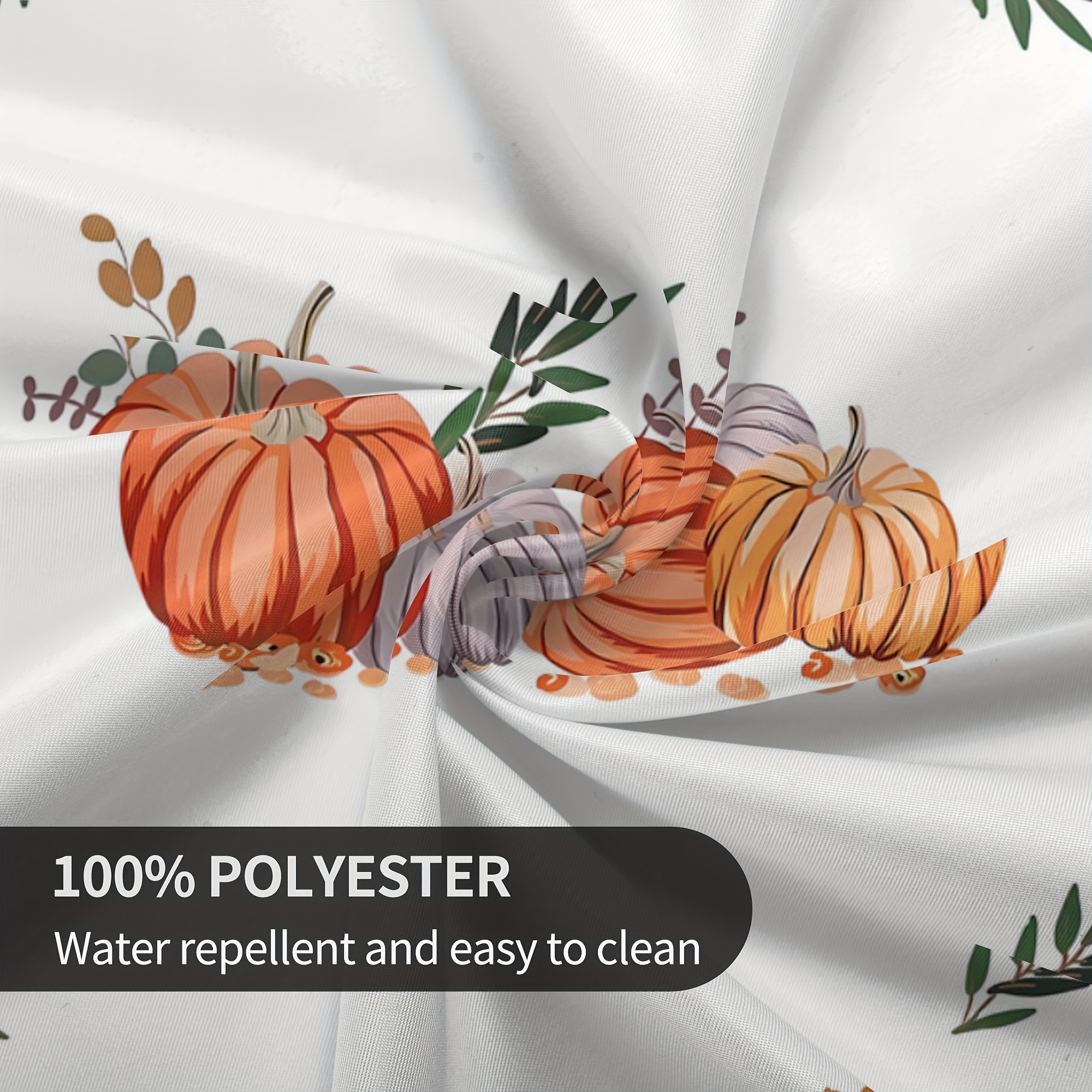 Fall Series Polyester Tablecloth Autumn Pumpkin Table Cloth