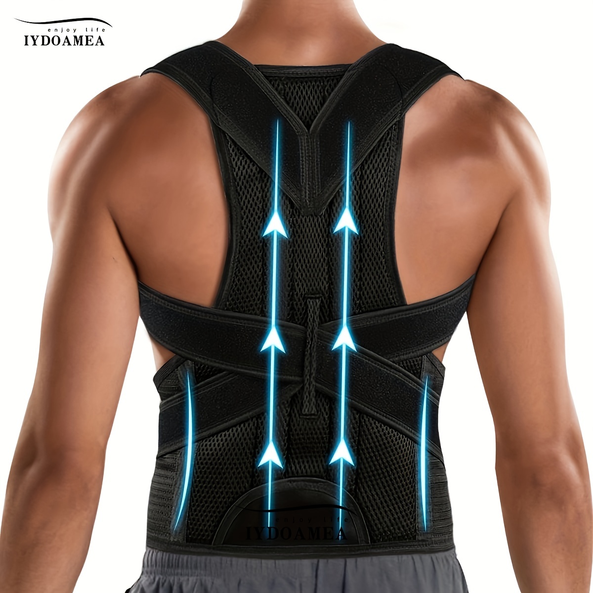 Posture Corrector For Men & Women - Back Brace For Lumbar Support And  Upright - Breathable Back Straightener Back Corrector Posture Improve And  Neck