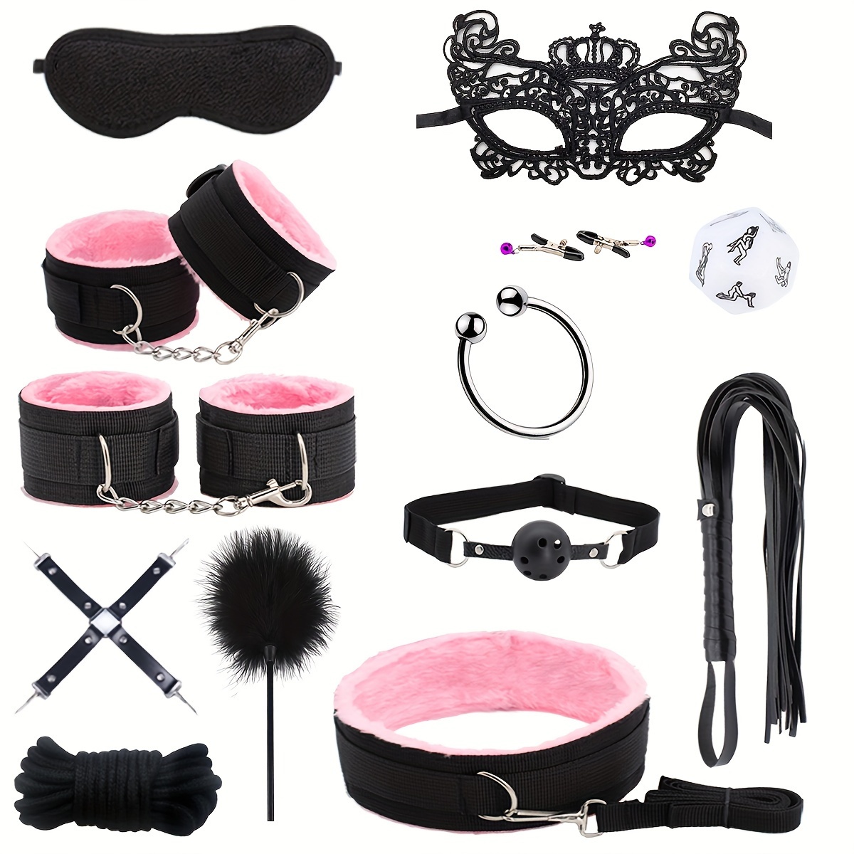  Kit de BDSM, accesorios sexuales para parejas adultas