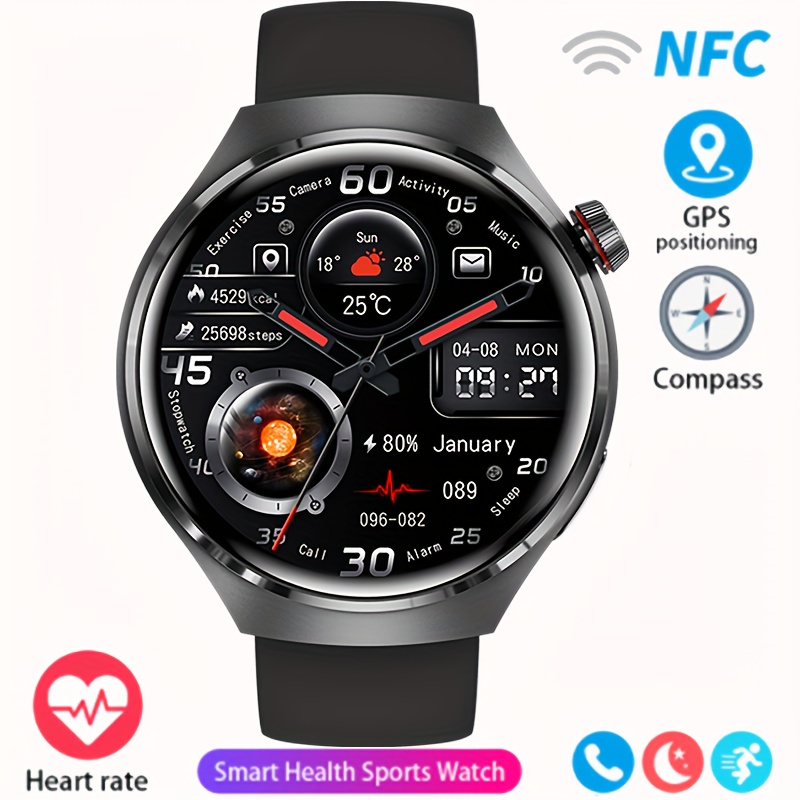 Maoyuan Smartwatch, Herren, Gt4 Pro, Nfc Gps-bewegungstracker