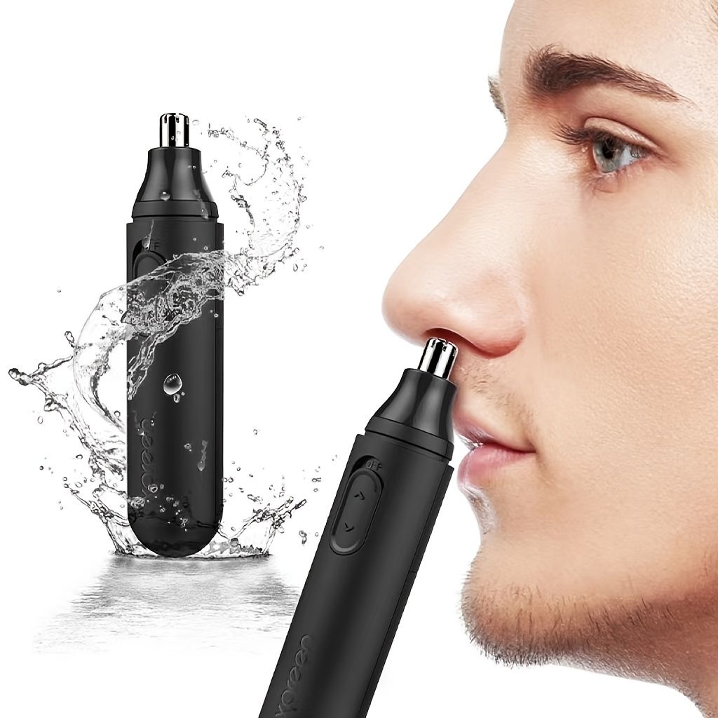 Electric Nose Hair Trimmer Eyebrow Hair Trimmer Hair Removal Instrument  Mini Lipstick Shaver Nose Hair Trimmer Usb Charging Ae 3802 - Appliances -  Temu