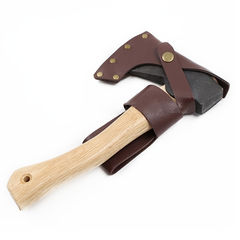 Durable Pu Brown Axe Head Cover: The Ultimate Tool Holster - Temu