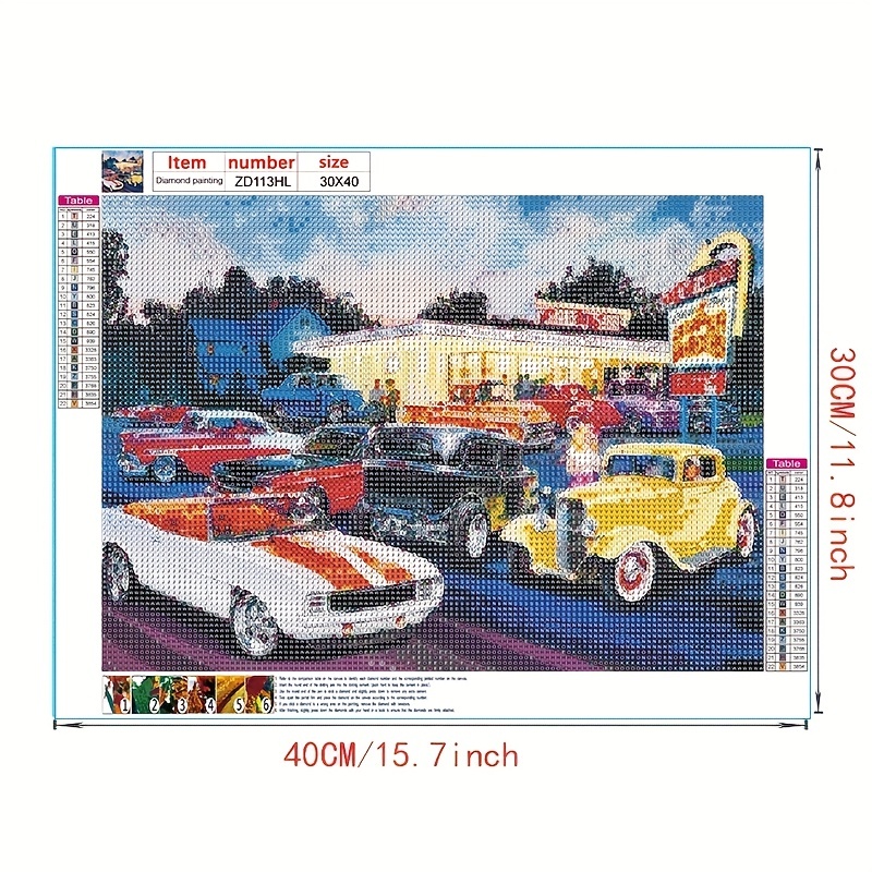 5d Diamond Stamped Cross Stitch Kits Luxury Cars Needlepoint Kits For  Adults Counted Cross Stitch Kits For Beginners - Temu Austria