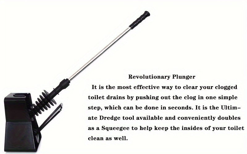 ToiletShroom Revolutionary Plunger, Squeegee, Clog Remover, Drain