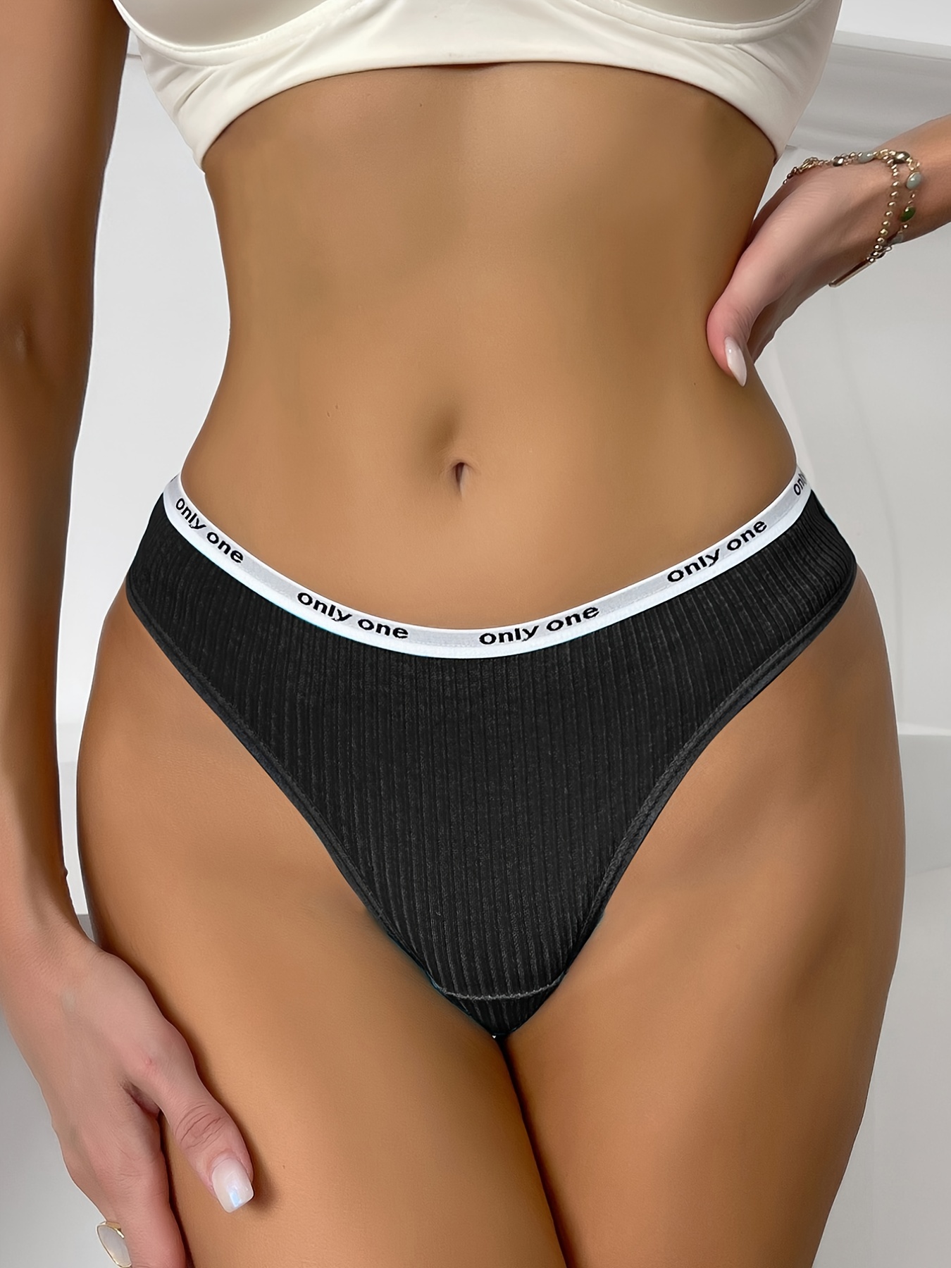 3Pcs/Pack 100 Cotton Underwear Women G String Mini Tangas Mujer Seamless  Thong Underwear Ladies Sexy Lingerie