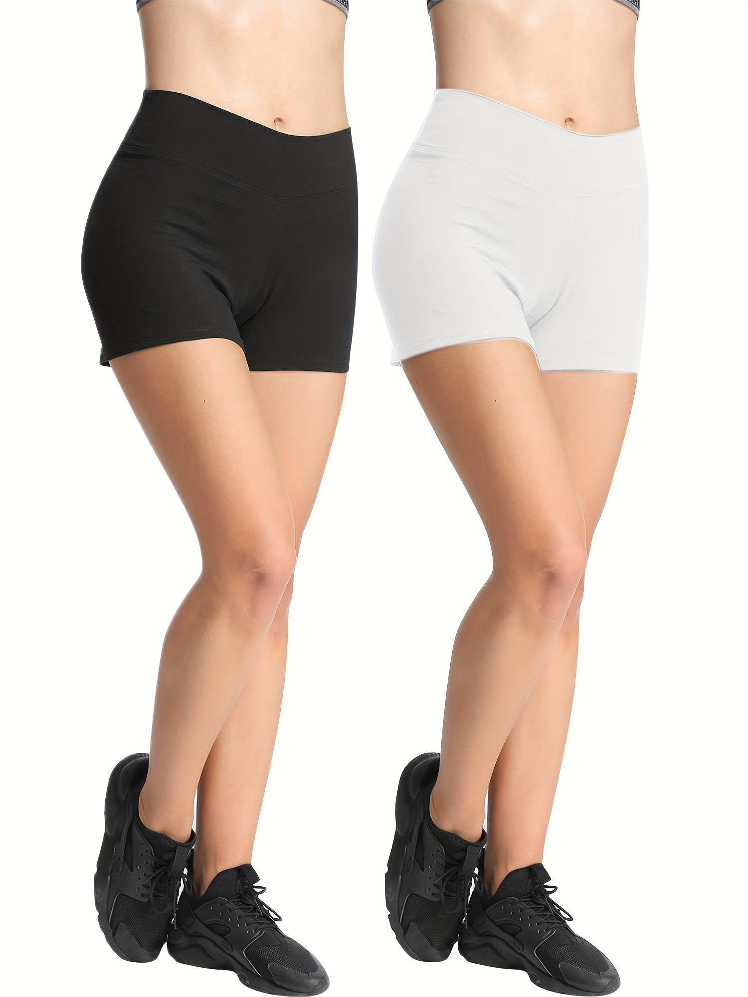 Mini Pantalones Cortos DE Entrenamiento Ejercicio PAra Mujer Women Gym  Shorts