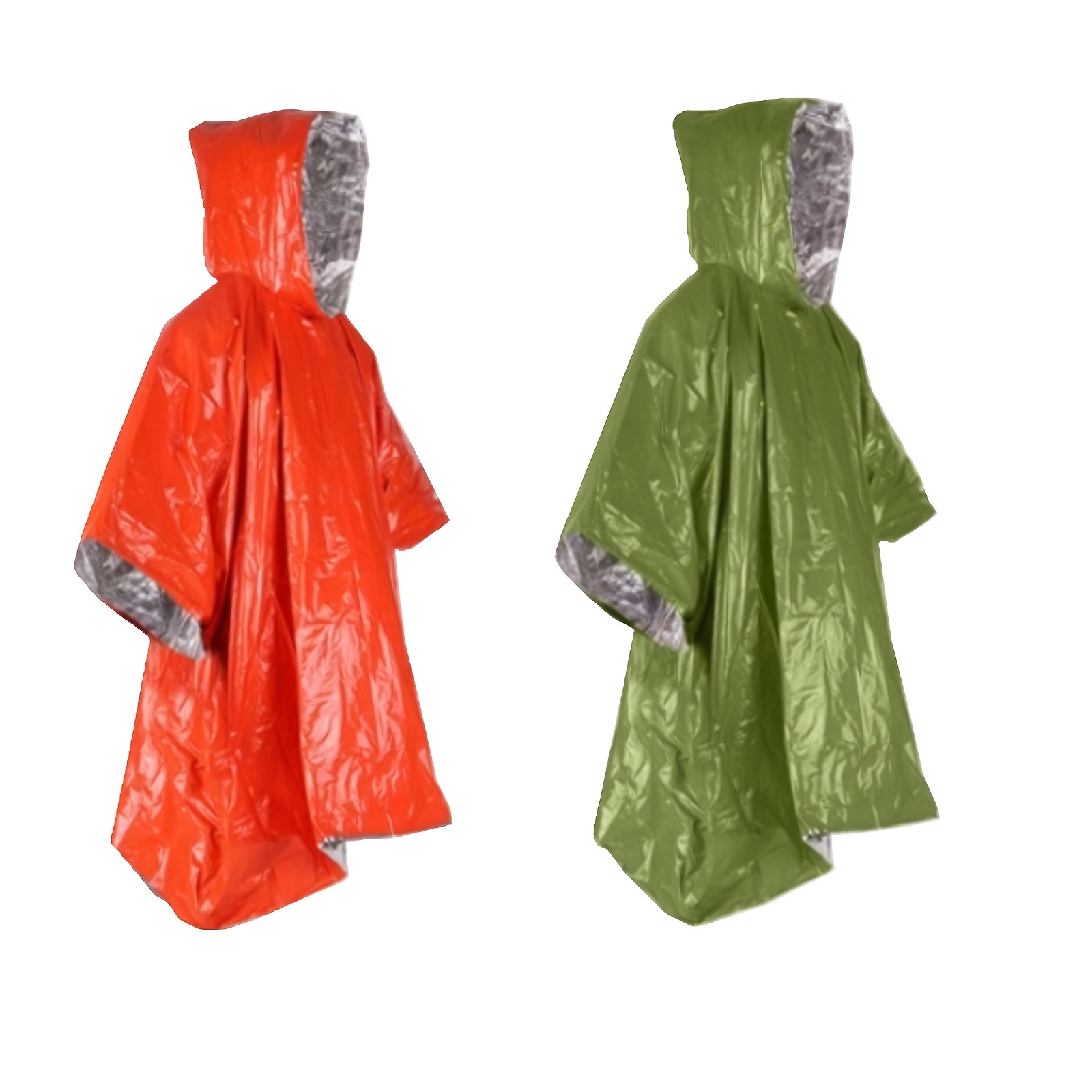 Hombres Mujeres Lluvia Poncho Impermeable Desechable Con Capucha  Impermeable Chaqueta 10PCS
