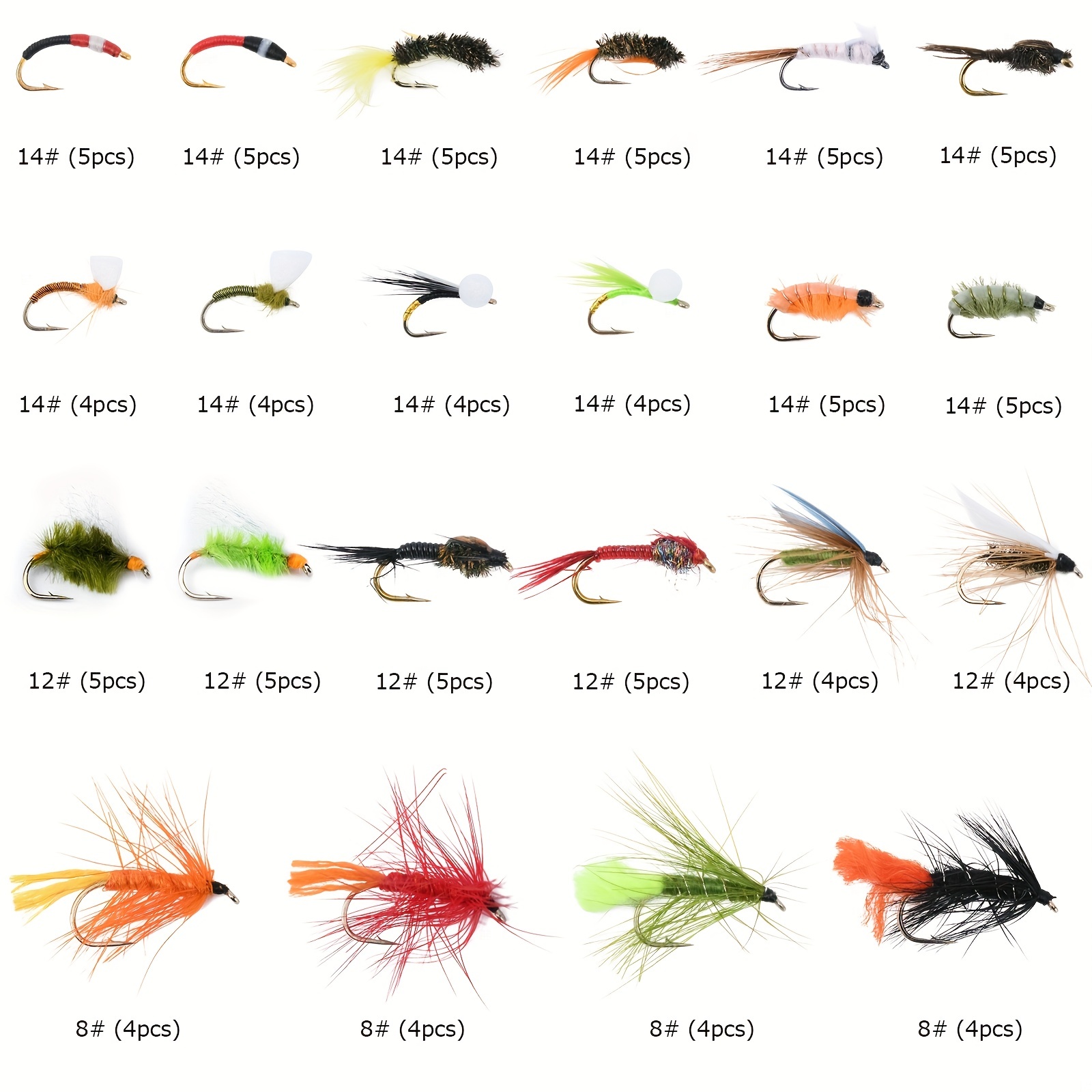 Goture Fly Fishing Flies Bait Kit Includes Artificial - Temu New Zealand
