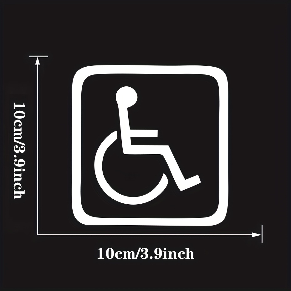 Handicapé Décalcomanie Voiture Chrome Emblème Autocollant - Temu Canada
