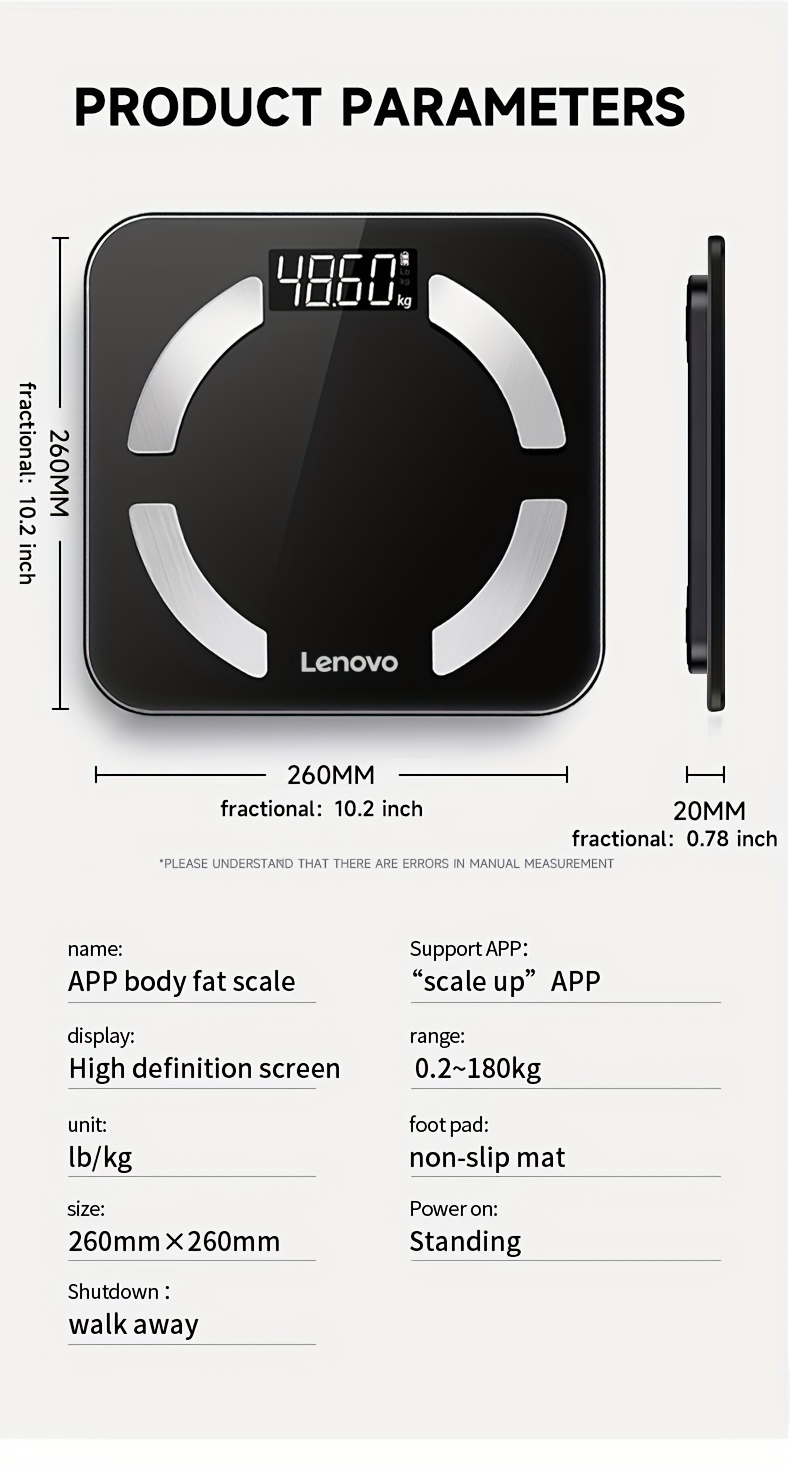 Accuway Smart Body Fat Scale Weight Scale High Precision - Temu