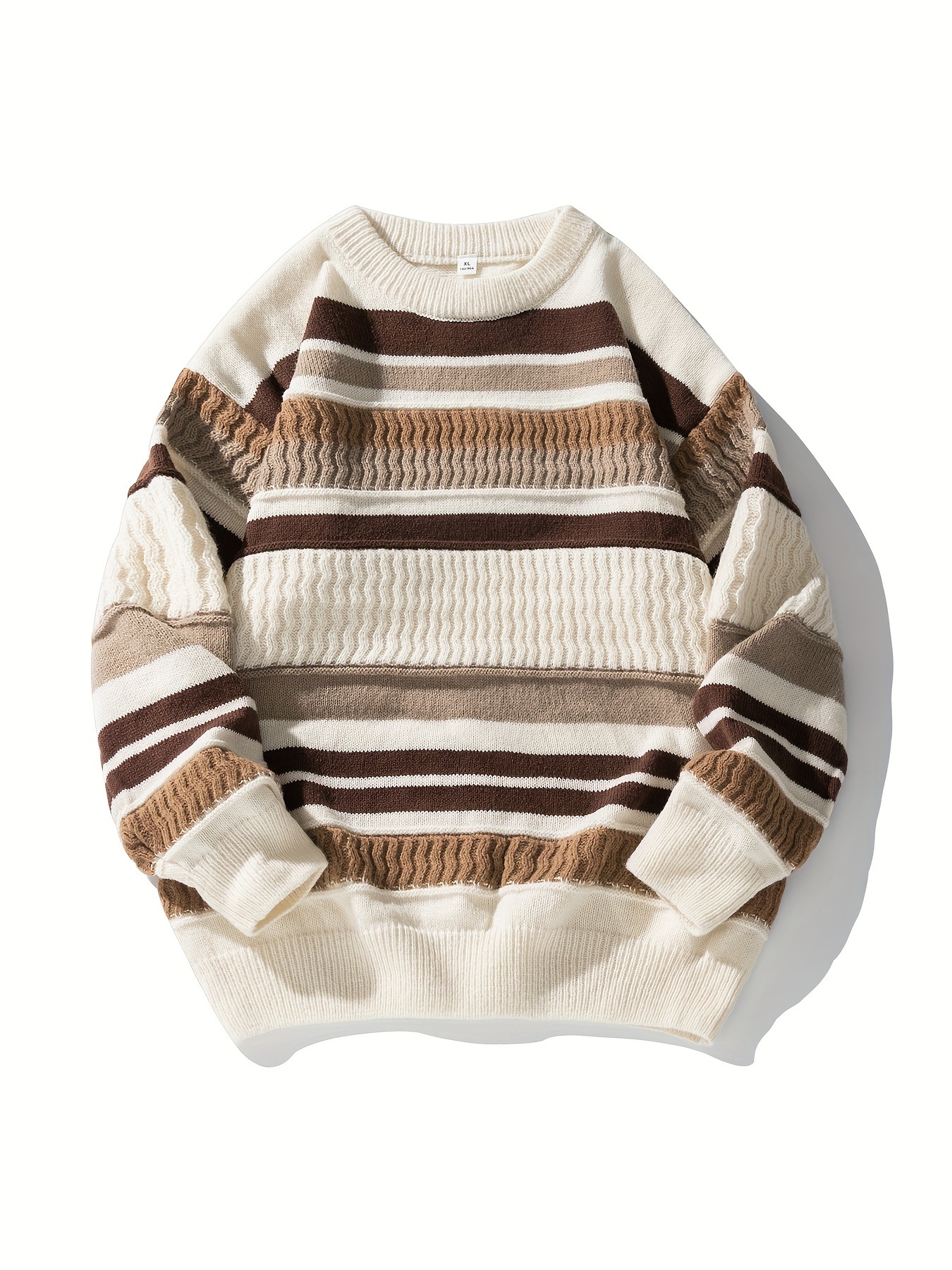 Striped color shop block sweater