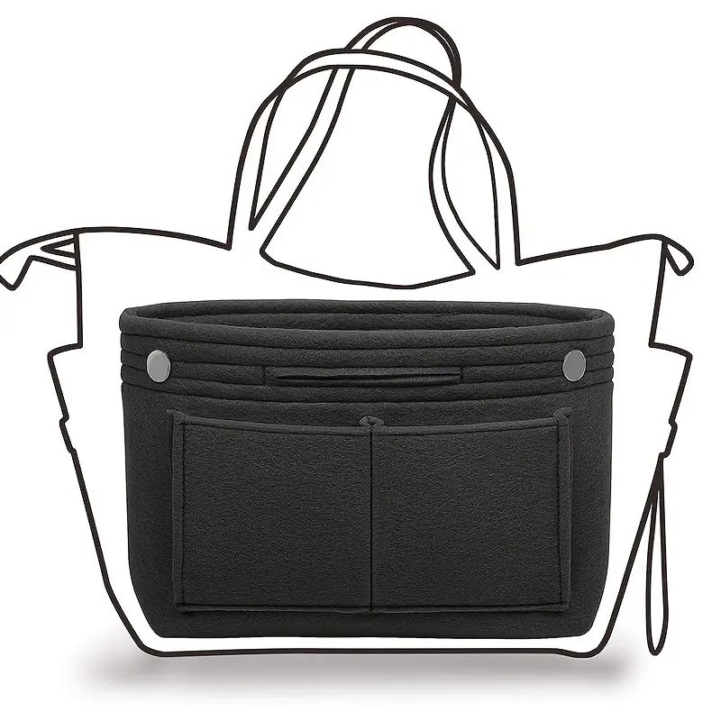 Simple Storage Bag, Portable Insert Organizer For Classic Flap Bag