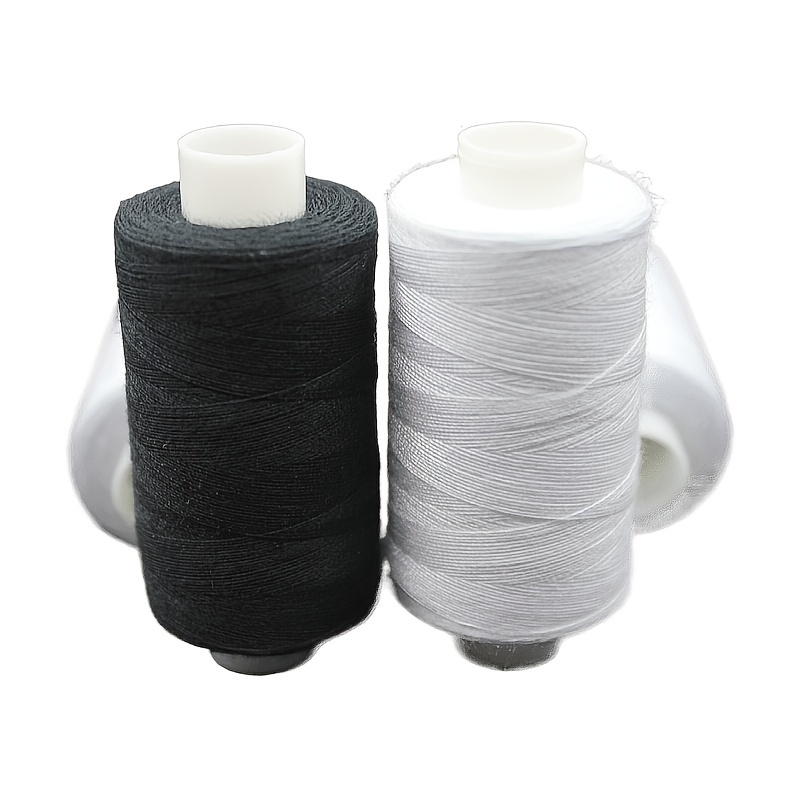 Household pagoda sewing machine thread small roll sewing thread white thread  large roll thick cotton thread black thread hand sewing thin thread 【JYUE】