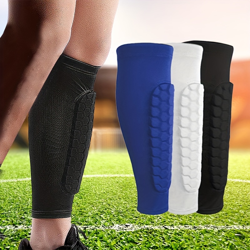 1 Pair Of Leg Sleeves + 1 Pair Of Football Socks Set, 1pc Single Layer  Protection Leg Sleeves, Men's Compression Leg Sleeves, Rugby Sports Knit Leg  Socks, Sweat Wicking, And 1 Pair
