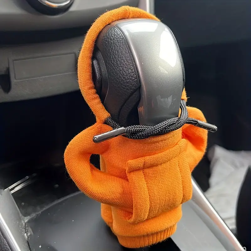 Fashion Hoodies Car Gear Shift Knob Cover Manual Handle Gear Shift Decor  Hoodie Covers Car Interior Accessories, Today's Best Daily Deals