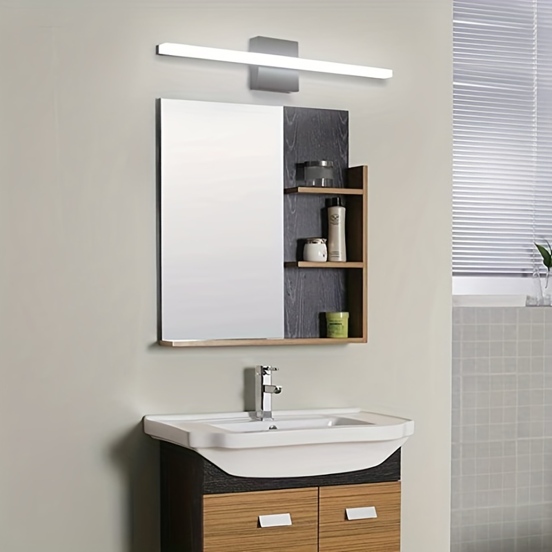 Universal - Lumière miroir 16W LED en acier inoxydable lumière miroir  chambre commode toilettes salle de bains applique (lampe thermique) -  Appliques - Rue du Commerce