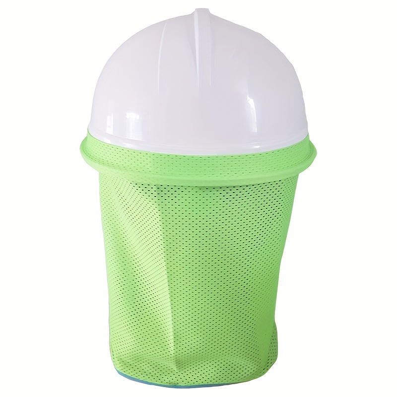 1pc Protective Safety Helmet Accessories Summer Sun Shade Safety Hard Hat  Outdoor Crash Hat Washable Neck Shield Sunscreen Cap Cover