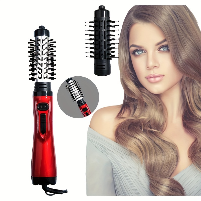 Cepillo de aire caliente, cepillo secador de pelo 4 en 1 y voluminizador,  secador de pelo de un solo paso adecuado para cabello liso y rizado