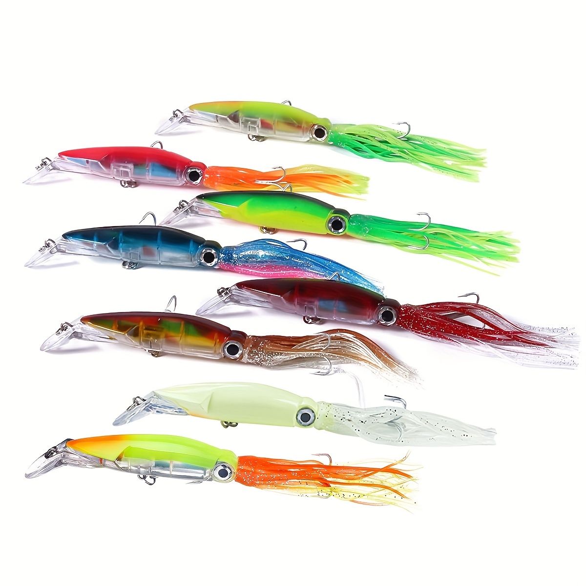 Fishing Lure Set, 5 Pcs Saltwater Fishing Lures Tackle, Octopus Soft  Fishing Lure with Skirt Tail, Lingcod Rockfish Jigs for Saltwater Ocean  Fishing : Buy Online at Best Price in KSA 