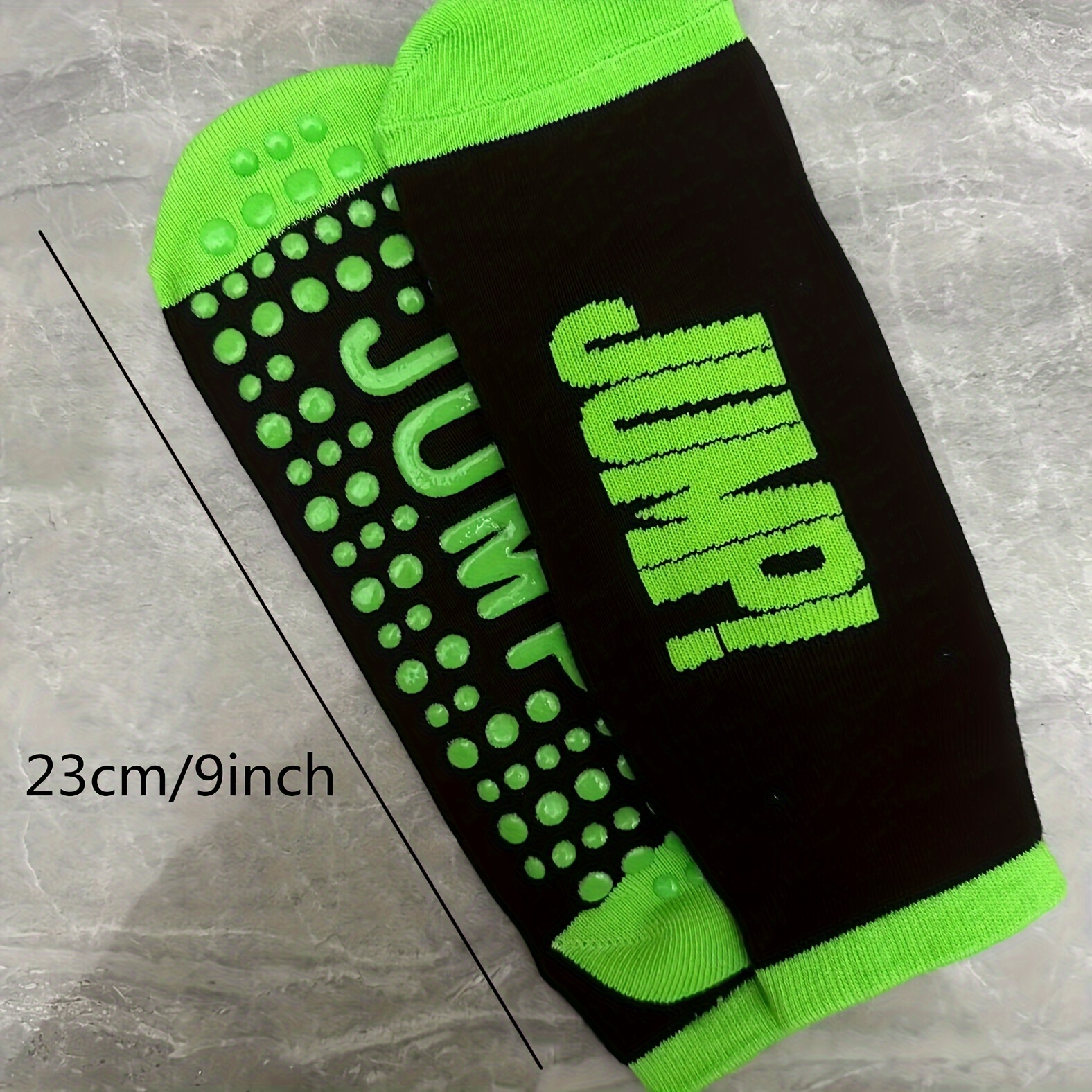 1 Pair Non-slip Grip Socks For Football Basketball