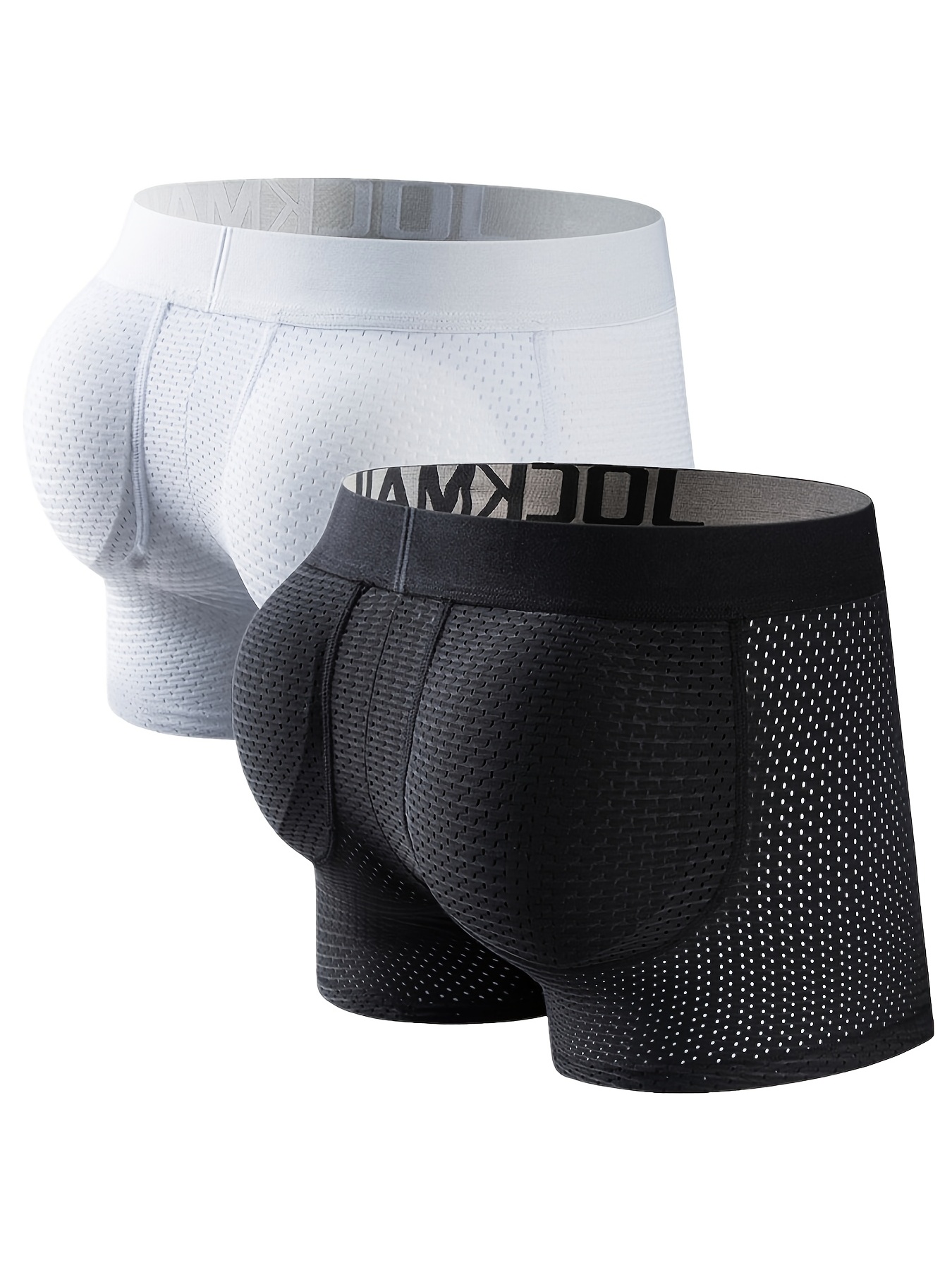 Jockmail Men's Boxers Briefs Underwear Mesh Breathable Comfy - Temu