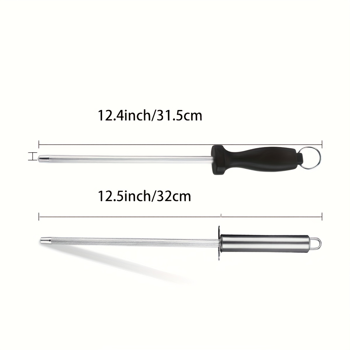Sharpening Rod, Knife Sharpeners For Kitchen Knives, Professional Chef Tools  For Knife Sharpening, Durable Honing Steel Rod, Premium-quality Carbon  Blade Sharpener For Food Trucks - Temu