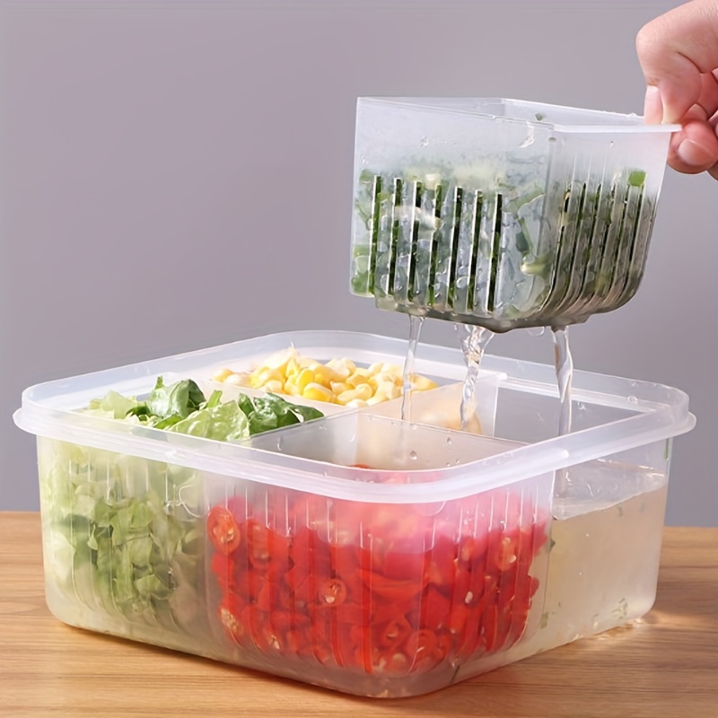 Multi-function Stylish Snacks Storage Box Double Layer Container