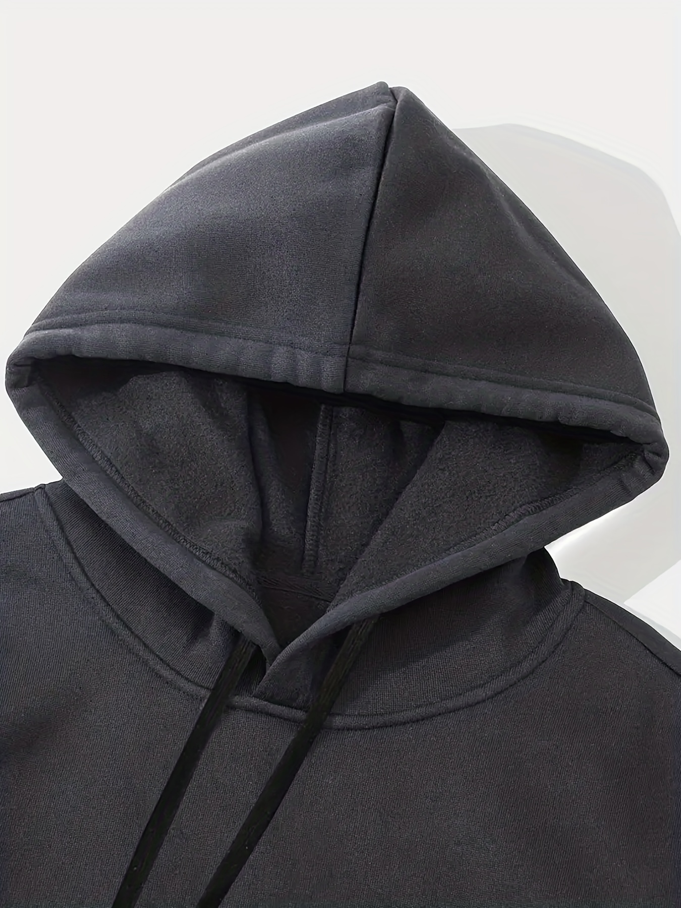 Fashion Solid Color Casual Hoodie Drawstring Sports Hooded - Temu