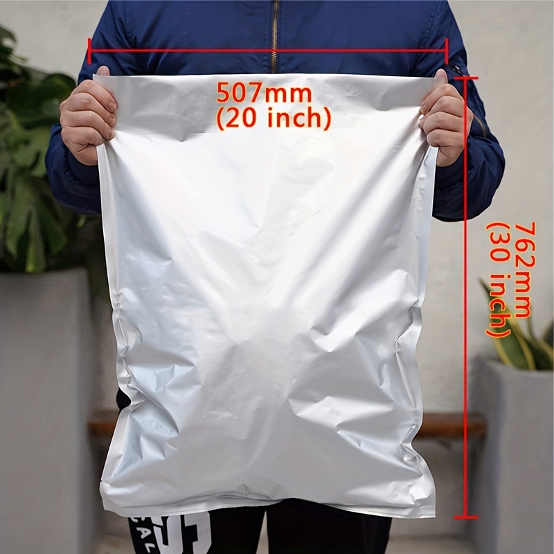 20 Pcs 5 Gallon Mylar Bags for Food Storage - 10 Mil Thick