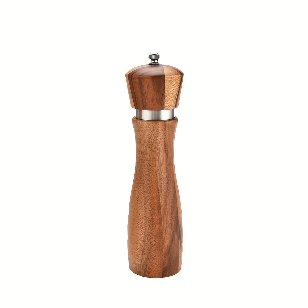 Pepper Grinder, Household Sea Salt Ginder, Wooden Spice Grinder, Manual  Pepper Mill, Spice Crusher, Reusable Spice Bottle For Bbq Picnic Camping,  Kitchen Gadgets, Halloween Gifts, Chrismas Gifts, Dorm Essentials, Back To  School