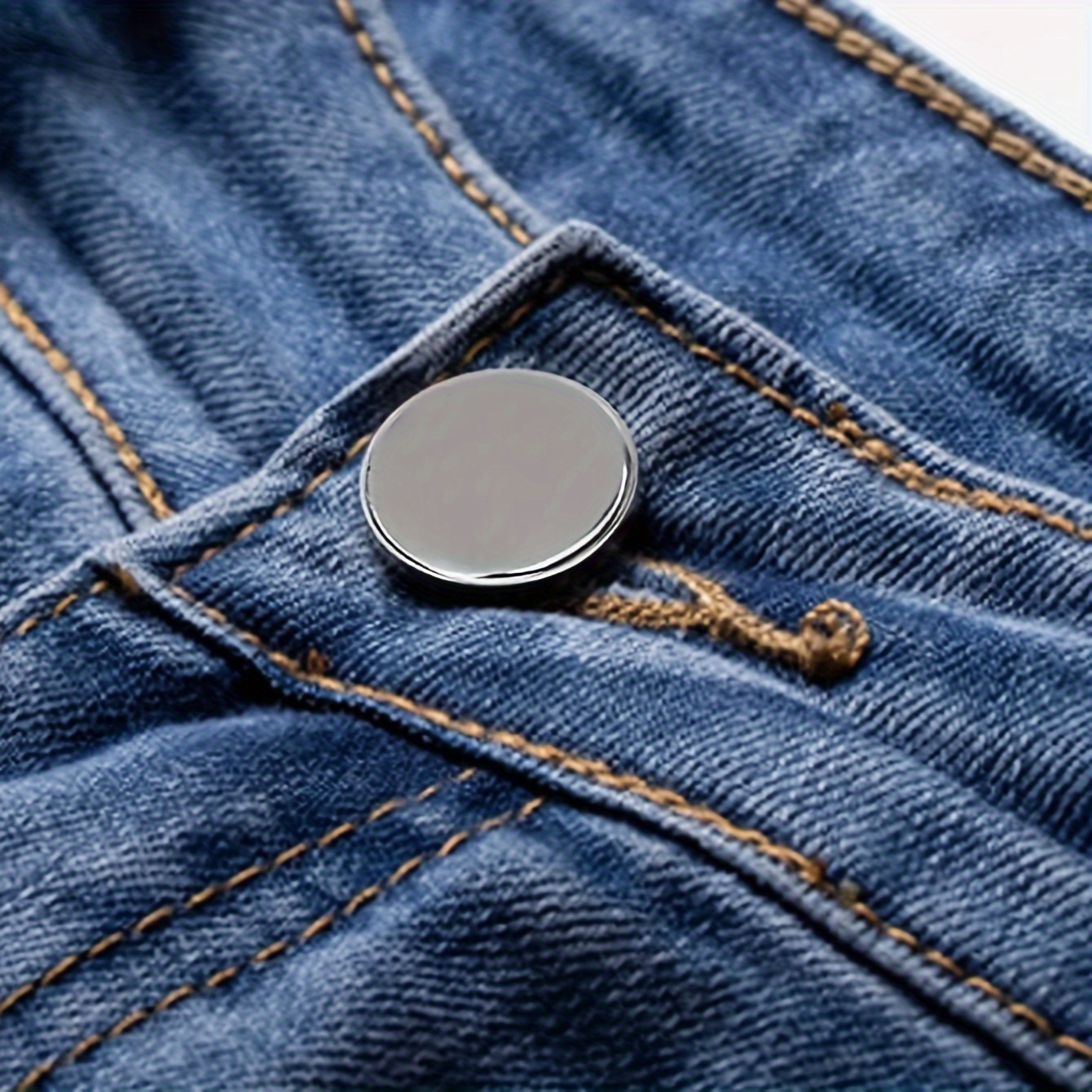 Replacement Seamless Buttons For Jeans Denim Jacket Buttons - Temu