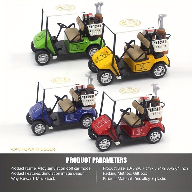 Creative 1:36 Alloy Golf Cart Model Toy Perfect Gift For - Temu