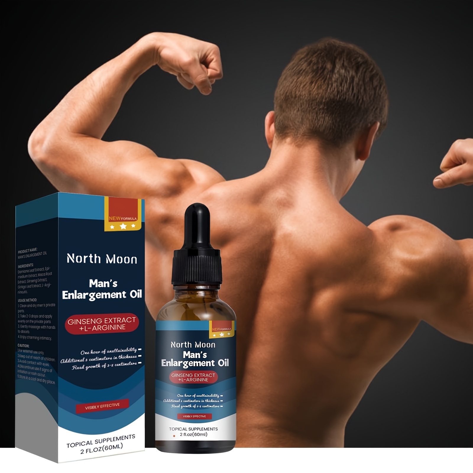 1pc Men's Essential Oil, Private Massage Penis Exercise Health