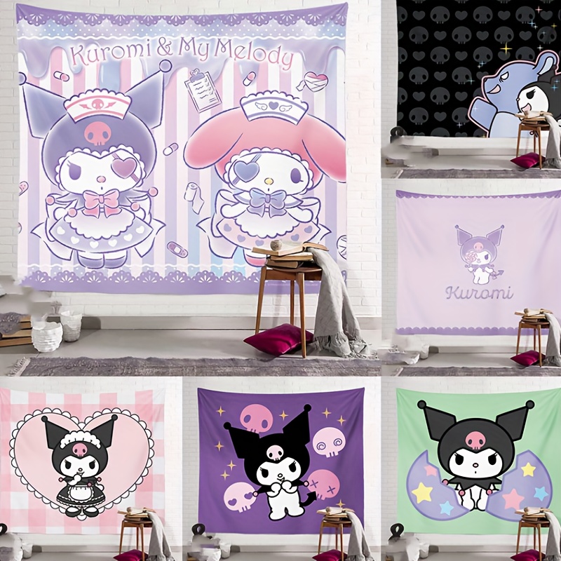 Kawaii Sanrio Hello Kitty Tapestry My Melody Cinnamoroll Kuromi